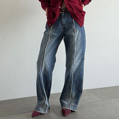 六0923韩国正品elvis-groun-d-13342 牛仔裤区韩版舒适可爱都市