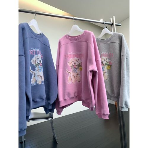 九1214韩国东大门运动户外卫衣区Delicate-8727839复古春冬洋气