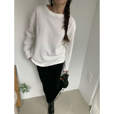 九1018韩国东大门t恤区Ripple-8672429纯色档口正品英伦冬款高端