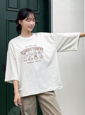 六0923韩国正品pin-ks-is-ly-149463 T恤区学院直邮大气人气街头