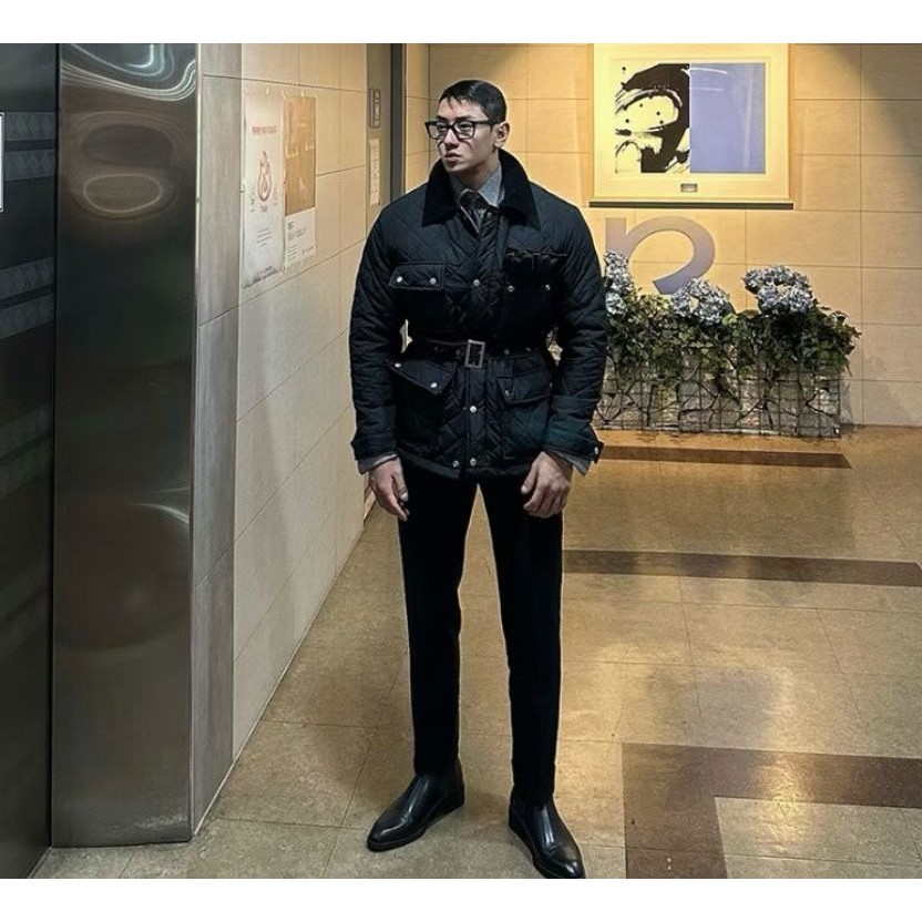 九1108韩国东大门男装夹克ONEPOINT-8694212冬季独特正品大气休闲