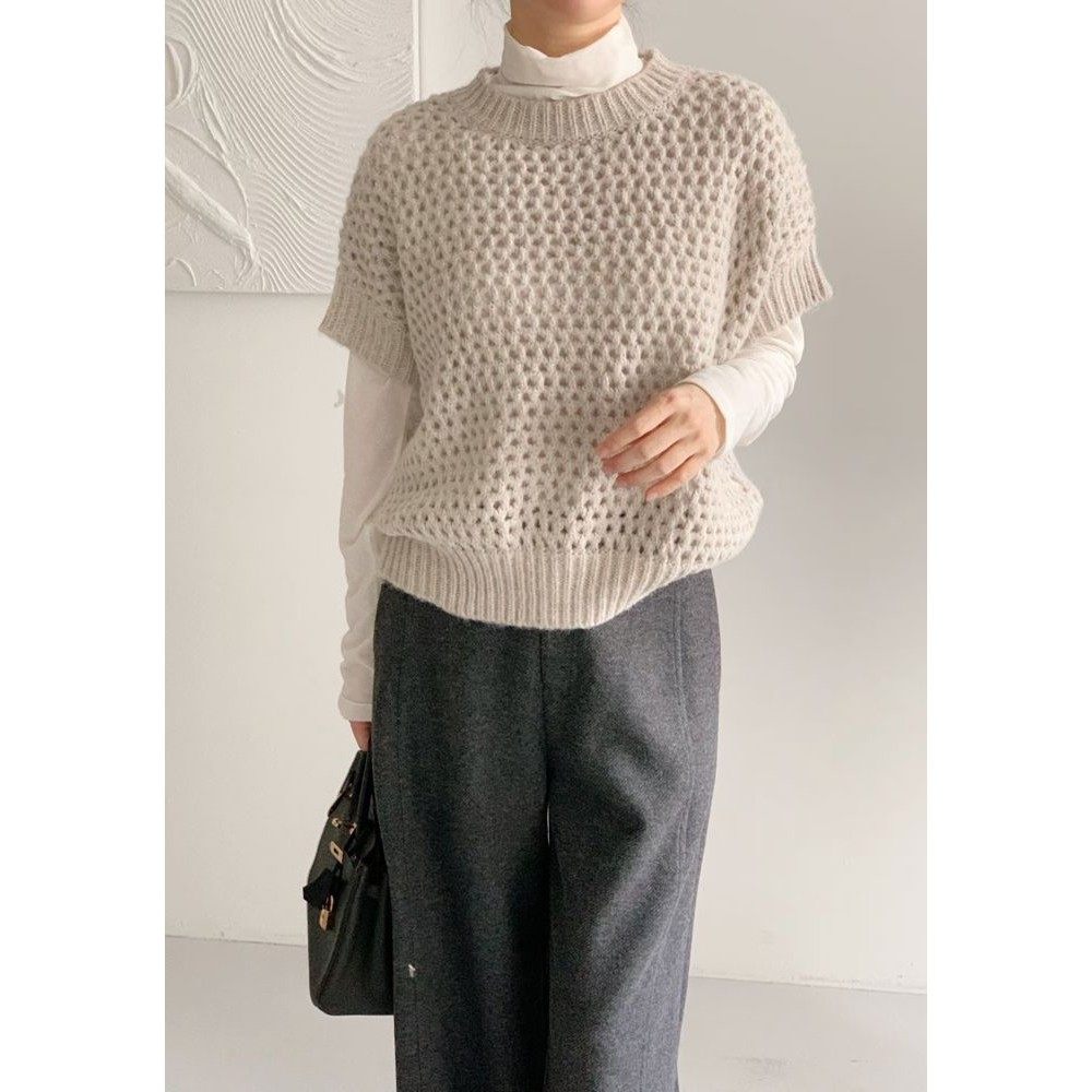 九1205韩国东大门毛衣区AFTERGLOW-8719298魅力秋季高端通勤经典