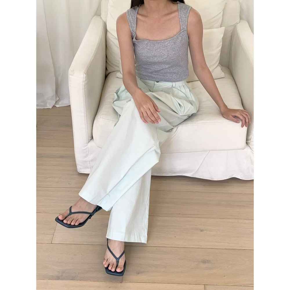 九0803韩国东大门休闲长裤区RoomK-8599271秋季时装通勤英伦纯色