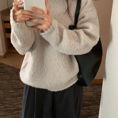 三0124韩国官网Feelings-t5495女针织衫秋冬经典韩版原宿可爱英伦