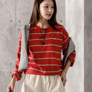 六0923韩国正品can-mart-153494 T恤区夏季原宿正品修身休闲学院