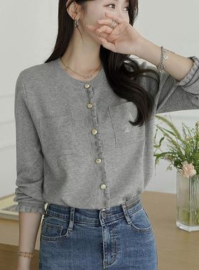 六0923韩国正品82355 针织衫区通勤新潮纯色英伦正品炸街夏款瑞丽