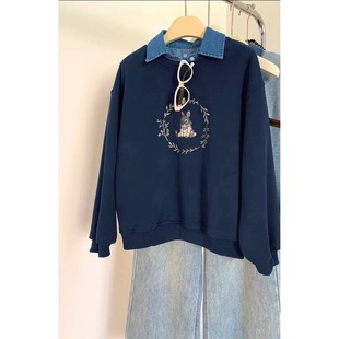 九1214韩国东大门运动户外卫衣区 春冬 8726585直邮街头甜美个性