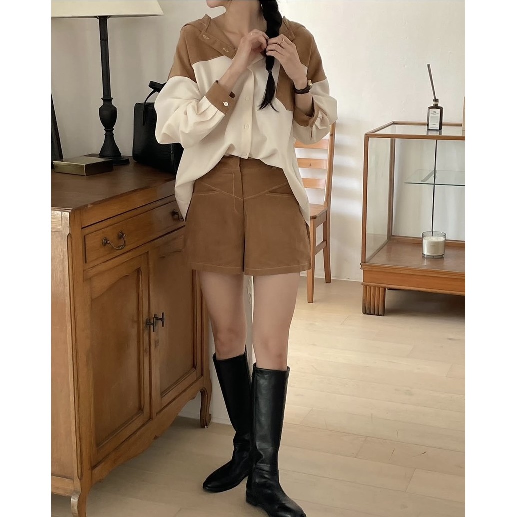 八1127韩国东大门运动短裤区4506468时尚甜美简洁秋冬知性韩版