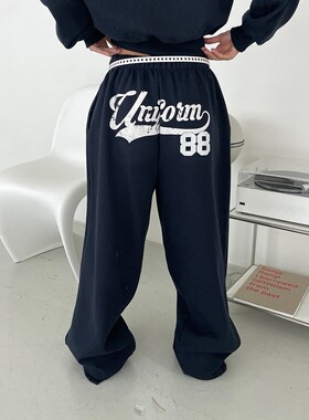 八1118韩国东大门休闲长裤区4497170风格直邮时尚甜美档口秋冬