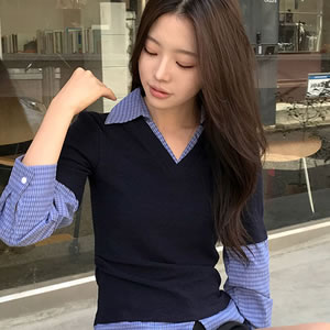 五1004韩国直邮 针织衫区5062706直邮英伦人气炸街秋季瑞丽通勤