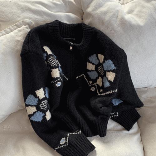 三0124韩国官网Feelings-o5483女针织衫百搭直邮知性甜美简洁秋冬