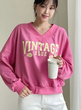 六0923韩国正品pin-ks-is-ly-149453 卫衣区夏款瑞丽新款风格直邮