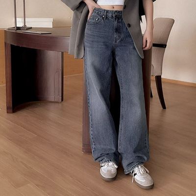 六0923韩国正品44914 牛仔裤区复古正品个性休闲欧美直邮魅力人气