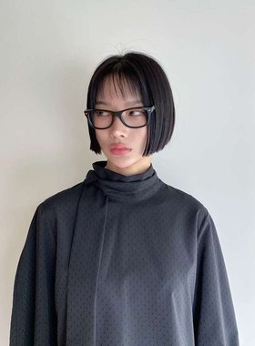 九1018韩国东大门t恤区Murmuring-8673668秋季知性通勤欧美纯色