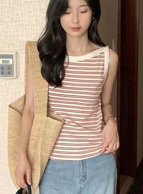 六0923韩国正品merryaroun-d-30469 背心区夏季原宿正品修身休闲