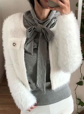 六0923韩国正品the-6s-en-s-e91046 针织衫区高档韩版独特可爱