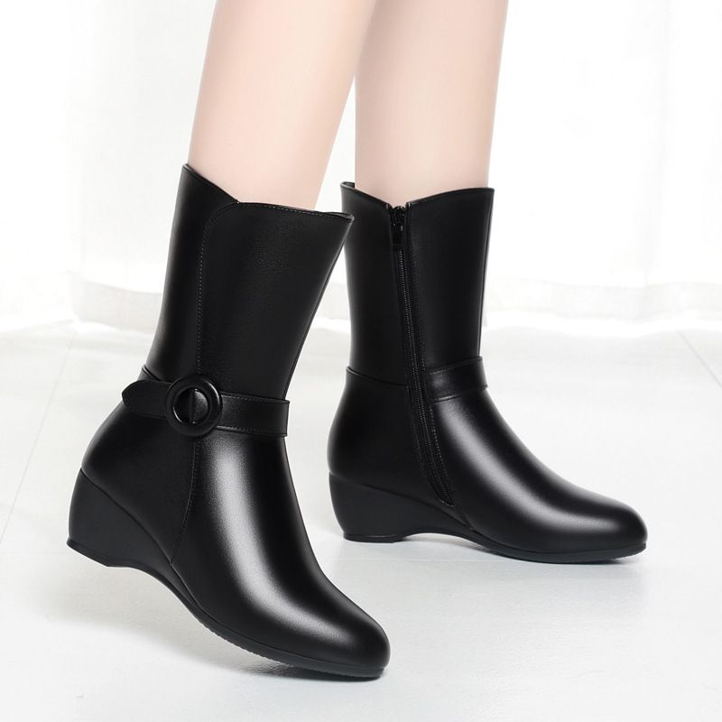 新款新款女鞋冬季妈妈鞋子棉鞋软