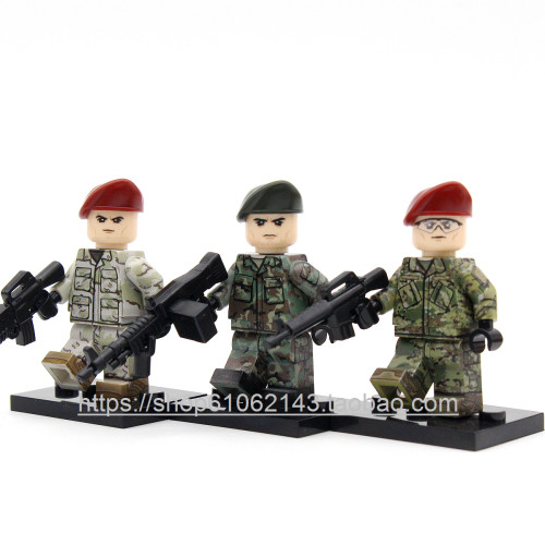 粤睿智达N209U-212U现代美军迷彩UV六面印刷袋装人仔