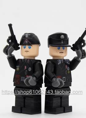 粤睿智达粤睿智达N671 N676装甲兵小颗粒积木人仔袋装