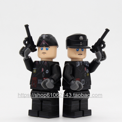 粤睿智达粤睿智达N671 N676装甲兵小颗粒积木人仔袋装