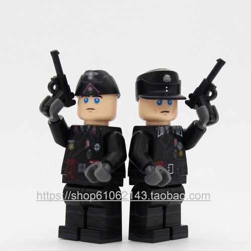 粤睿智达粤睿智达N671 N676装甲兵小颗粒积木人仔袋装