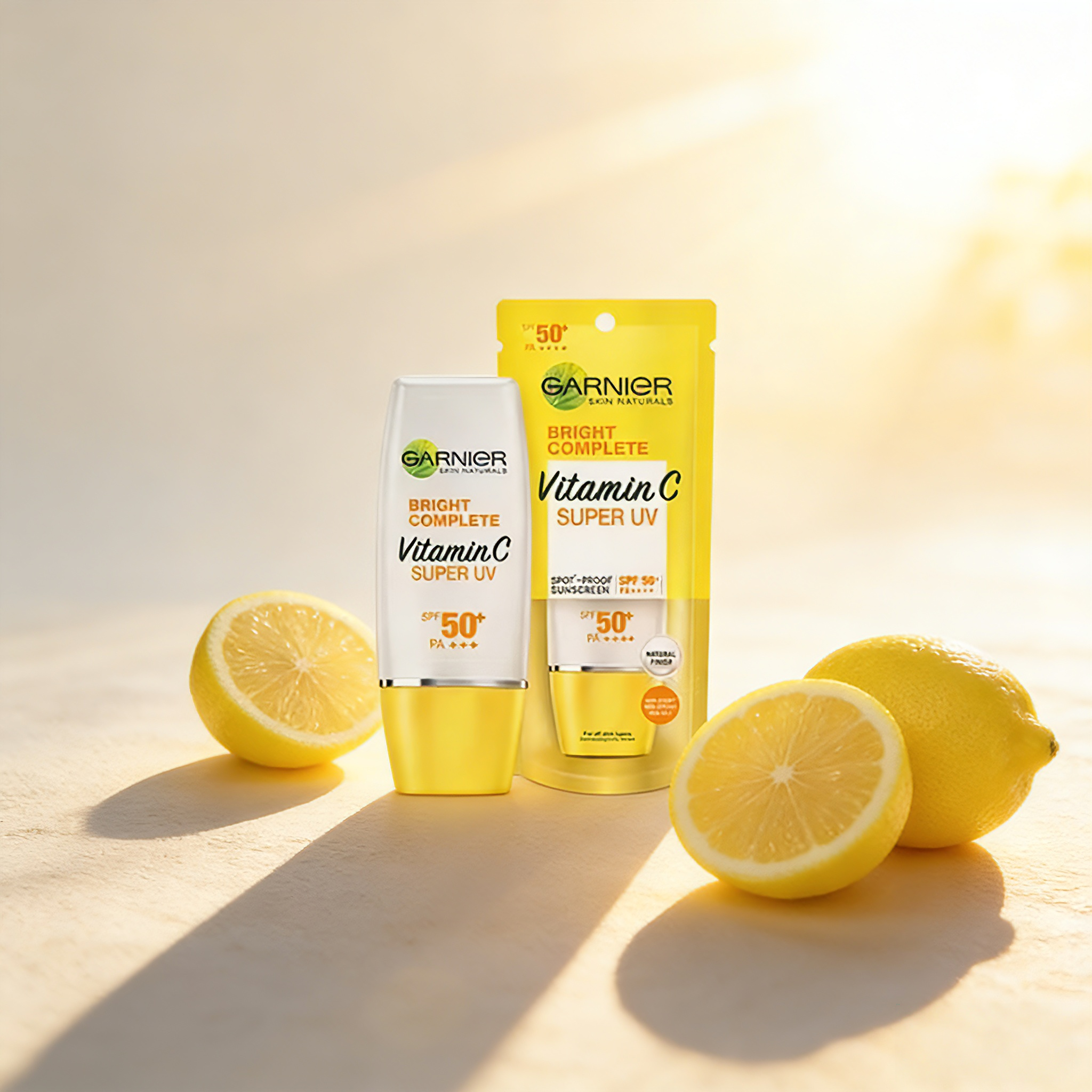 保税直邮!Garnier卡尼尔 维c精华面部防晒30ML spf50+ 轻薄清爽