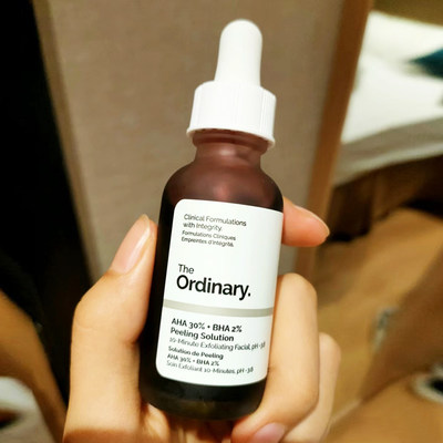 保税仓直发！The Ordinary30%果酸+2%水杨酸面膜精华液30mL