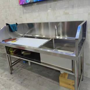 杀鸡台片鱼料理杀鱼台剁鹅宰鱼台海鲜洗刷超市分割台水产料理市场