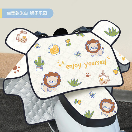 电动车挡风被夏季女士罩小型电瓶双面防水档四季新款