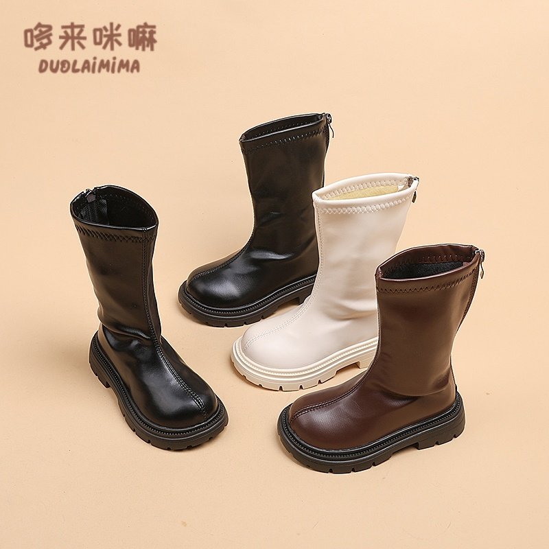 女童复古百搭马丁靴软底百搭时尚2025秋季新款甜美公主鞋单鞋