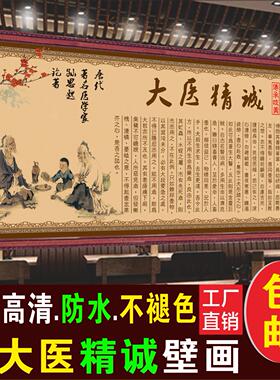 中医养生馆装饰画挂图人体经络图海报九种体质美容院宣传墙贴挂画