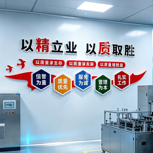 工厂车间安全生产文化墙贴