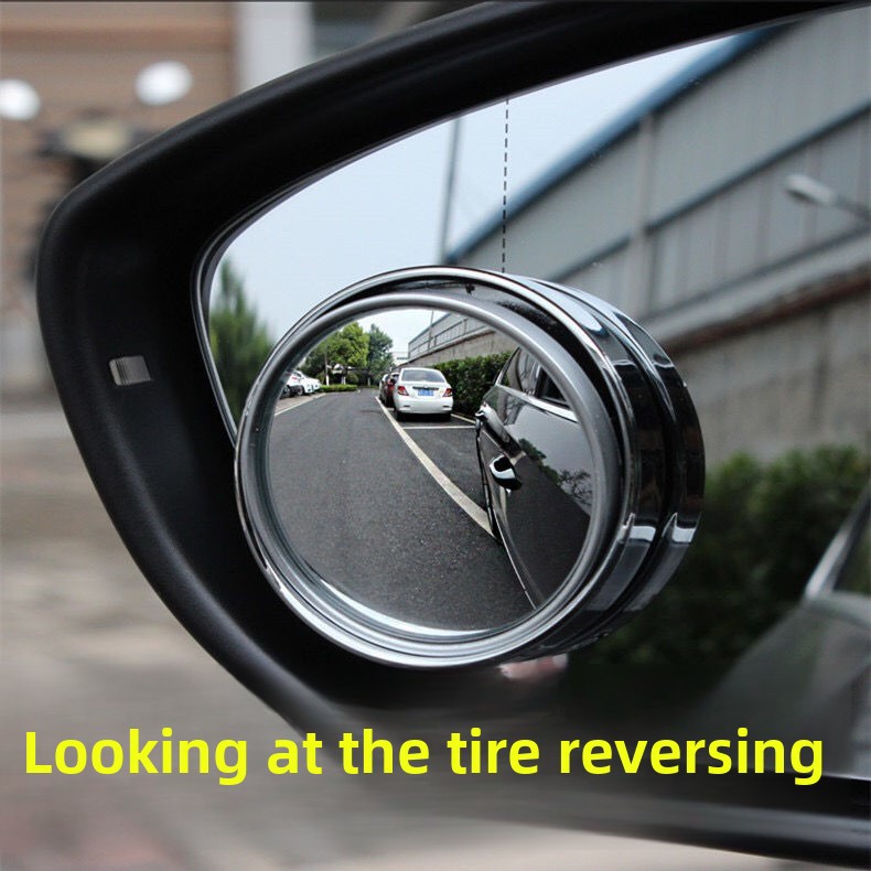 双面胶粘贴汽车后视镜小圆镜玻璃