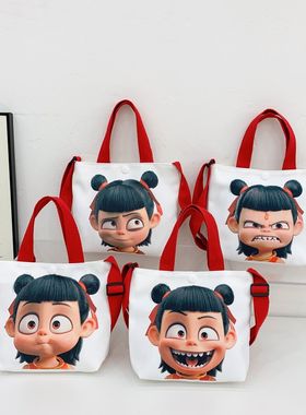 儿童周岁满月百天伴手礼帆布包男孩女童生日回礼幼儿园毕业礼品袋