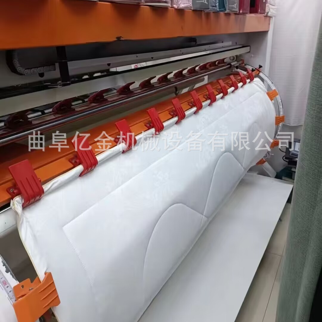 电脑绗缝机300多种花型单针智能滚筒缝被机占地面积小适合家纺店