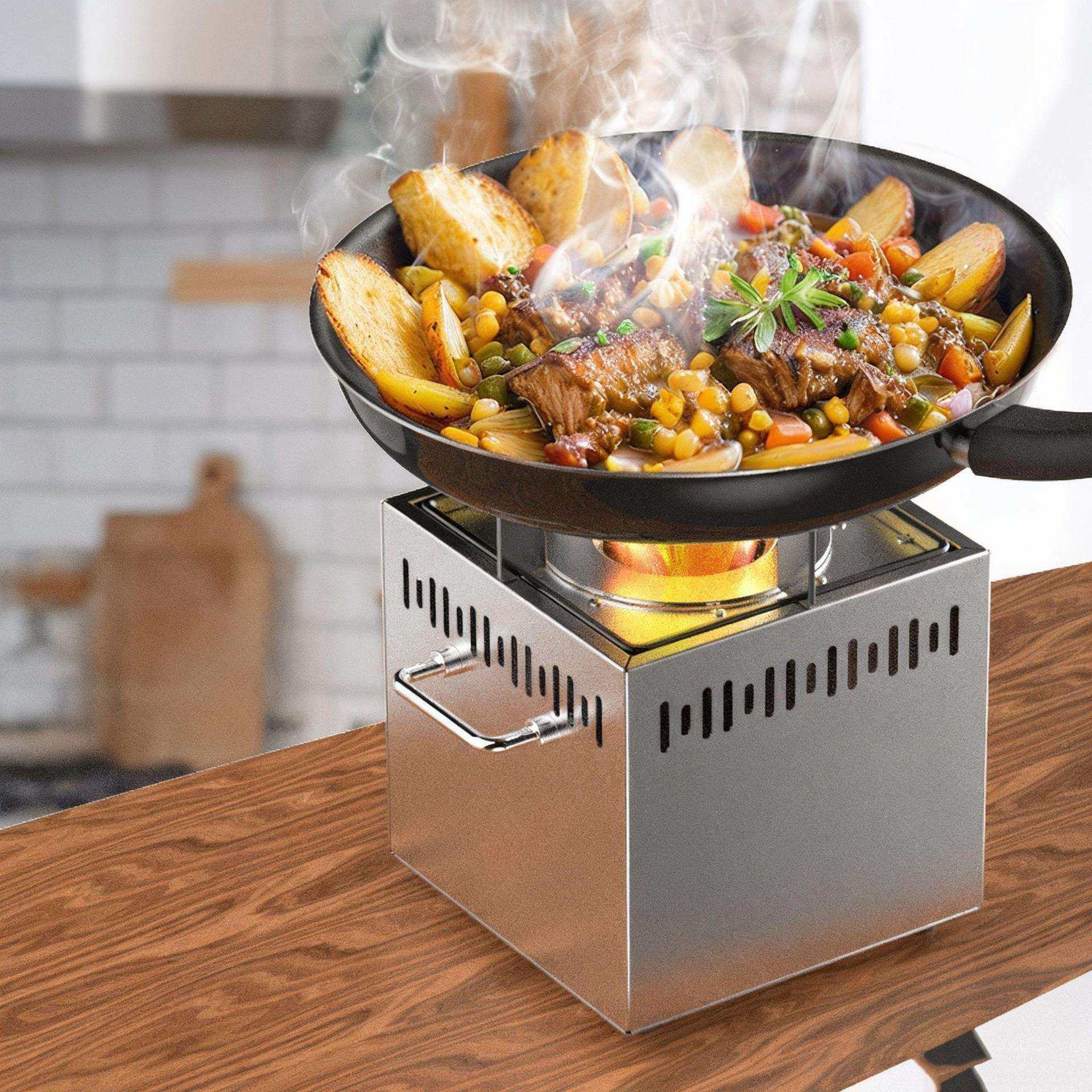 新款柴火灶家用农村柴火炉烧木柴移动灶大锅台户外野营炉具子地锅