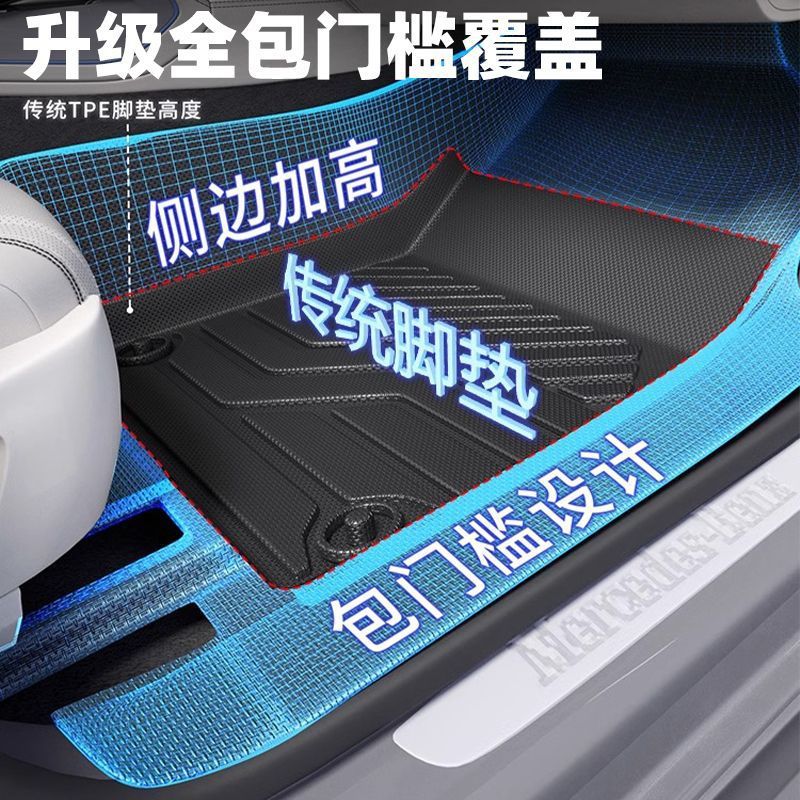 马自达TPE全包门槛脚垫