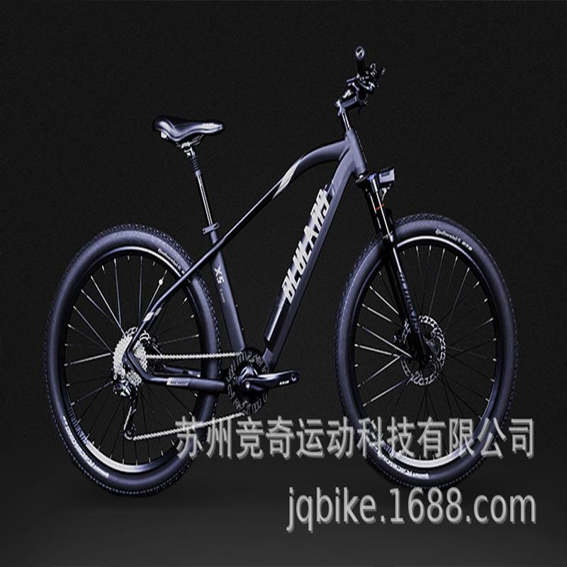 布鲁莱斯锂电力矩中置电动变速旅行山地公路27.5自行车骑行