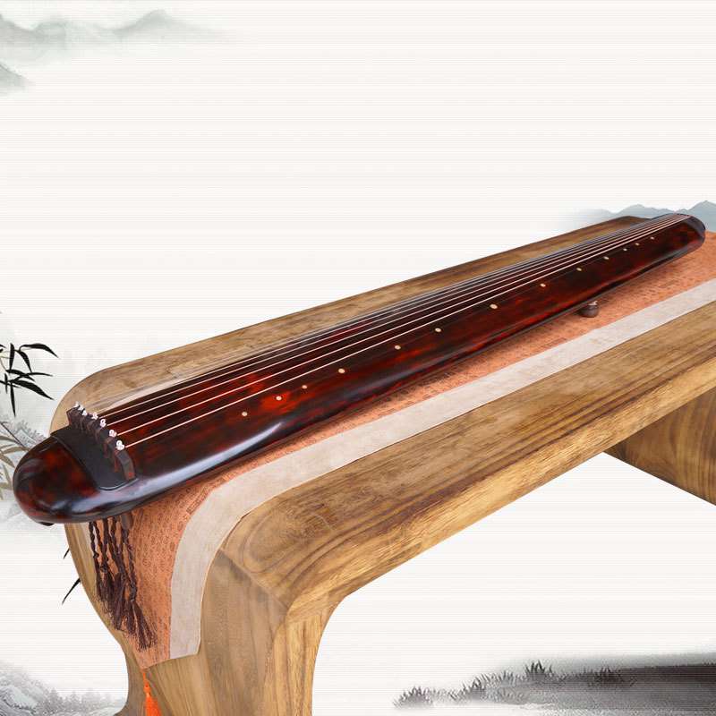 混沌式古琴练习琴生漆老杉木鹿角霜纯手工斫制初学者古琴