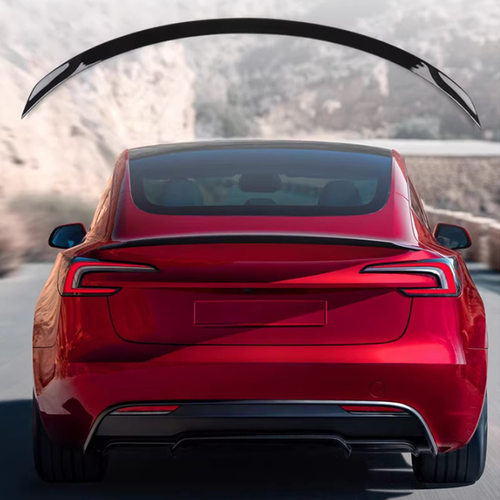 24-26款 Model 3焕新版改装专用P款尾翼免打孔ABS烤漆定风翼
