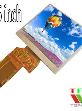 3.5英寸液晶RGB显示屏横屏全视角320x240全彩色工业级别背光拓微