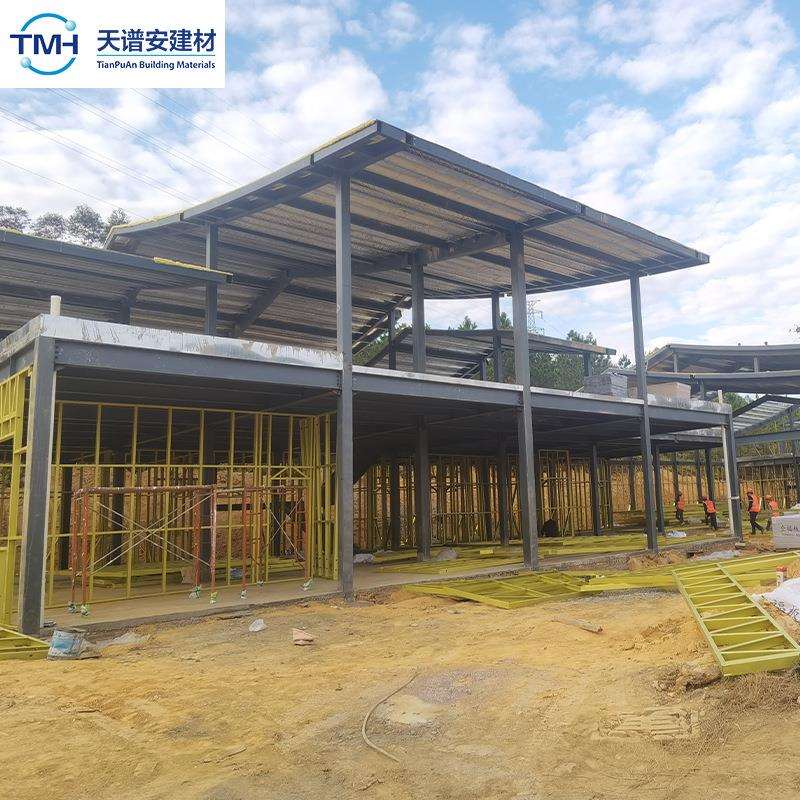 出口一站式服务钢结构天谱安轻钢别墅个性化设计钢结构房屋