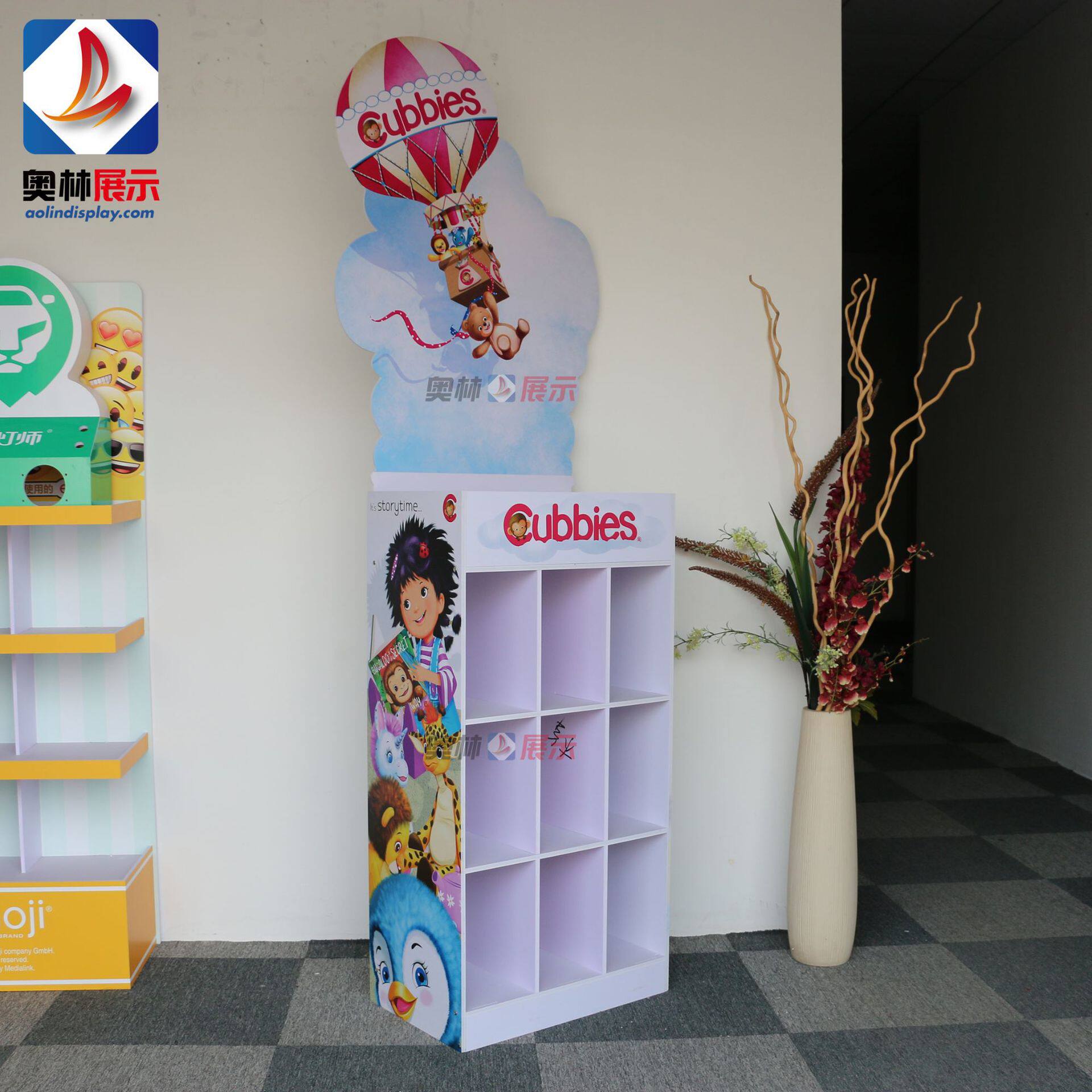 PVC雪弗板陈列展示架安迪板玩具展示架超市推广展示架商超专用