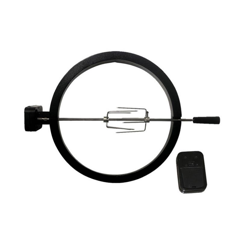 电动马达旋转烤鸡架大号现货焖烤炉配件不锈钢BBQ羊腿羊排烧烤叉