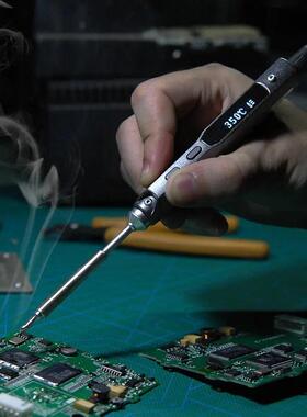 TS100电烙铁电焊台12V19V24V直流供电65W式烙铁焊台