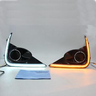 适用于卡罗拉X2021 双色直销 2022LED日行灯带流光雾灯改装