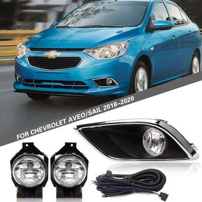 适用雪佛兰181920年款赛欧前雾灯总成卤素行车灯前杠灯套装