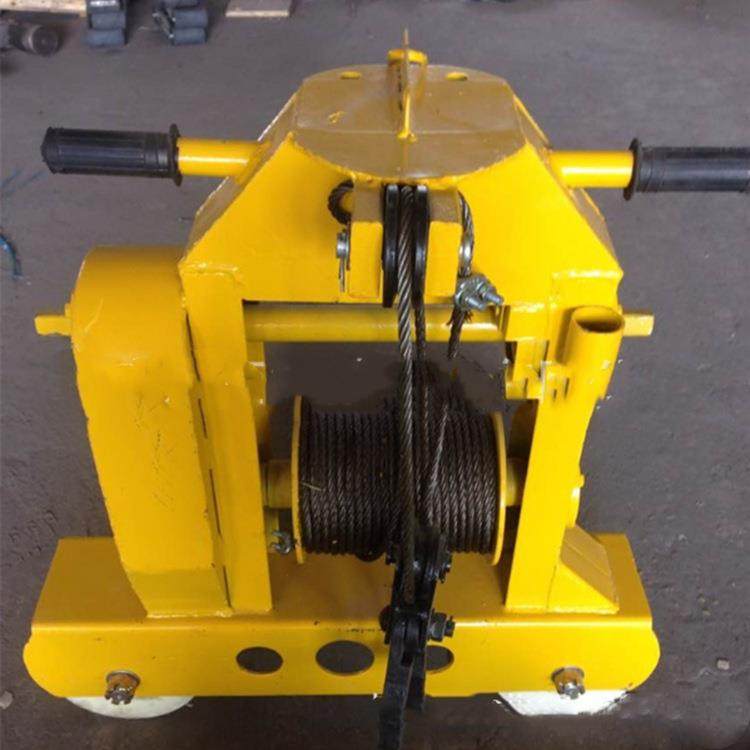 恒谐现货铁路专用钢轨搬运车多功能运轨车SLY-3型手动拉运钢轨机