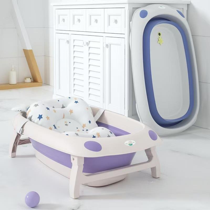 用品折叠洗澡盆宝宝浴盆沐浴大号塑料洗澡桶家用新生婴儿婴幼儿