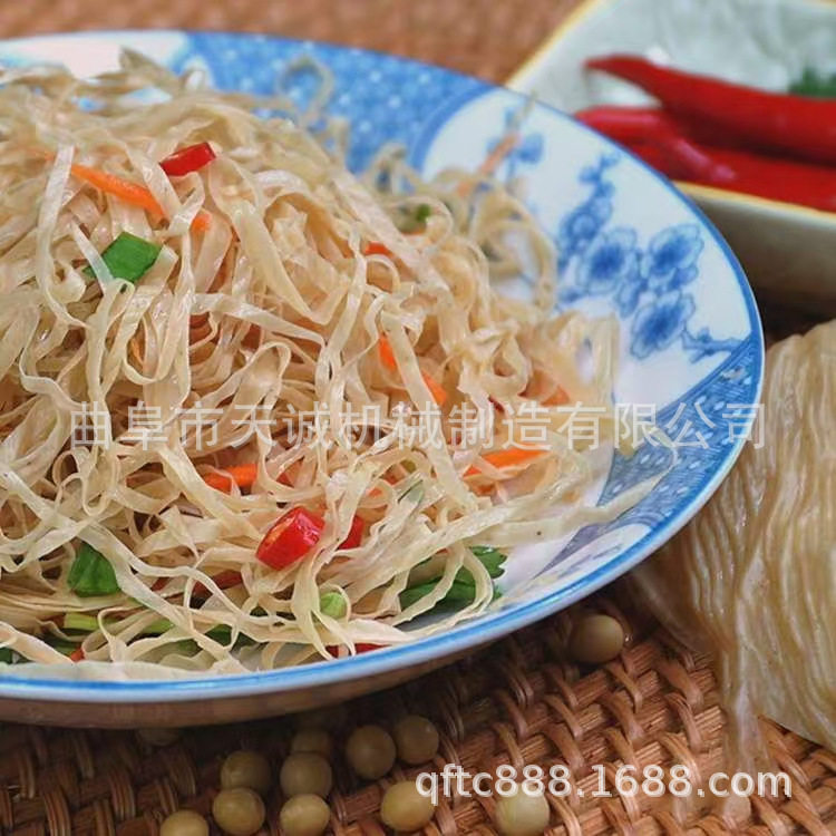 凉拌小吃全自动豆丝机 自动喂料豆皮机豆牌机